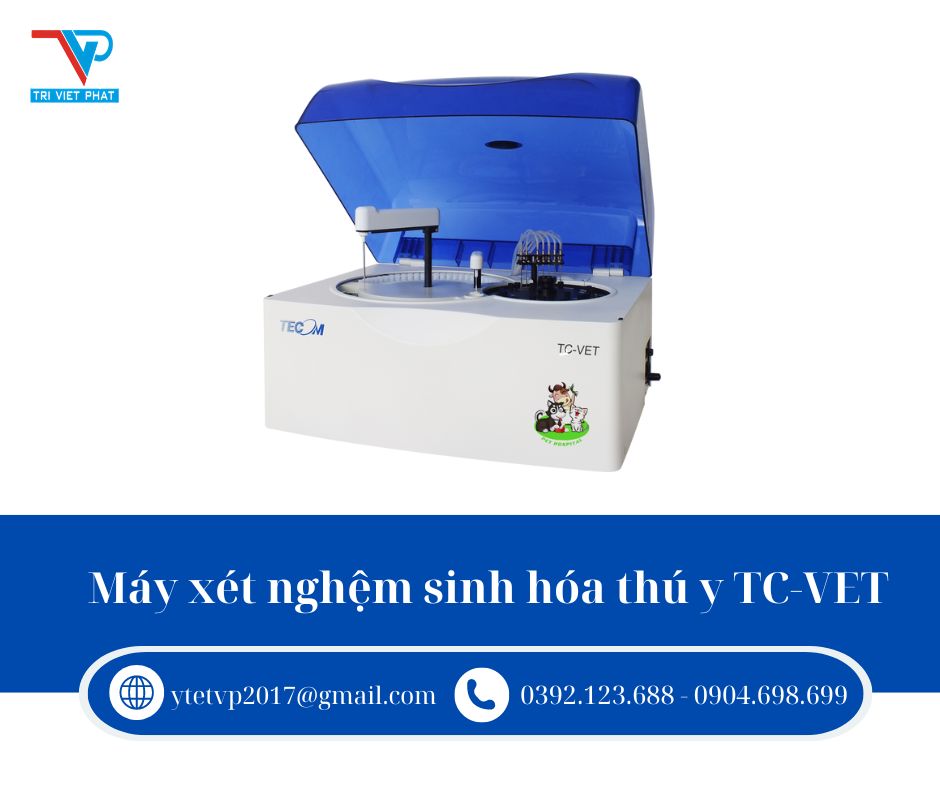 Máy xét nghiệm sinh hóa thú y TC - VET (Dành cho động vật)
